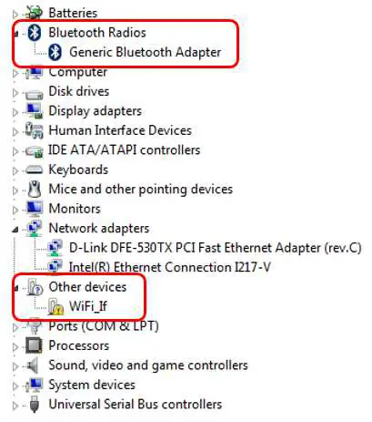 “Generic Bluetooth Adapter