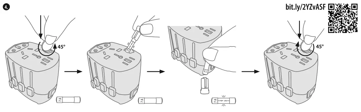 SKROSS 1.302535 Pro World and USB Universal Adapter - QR 10
