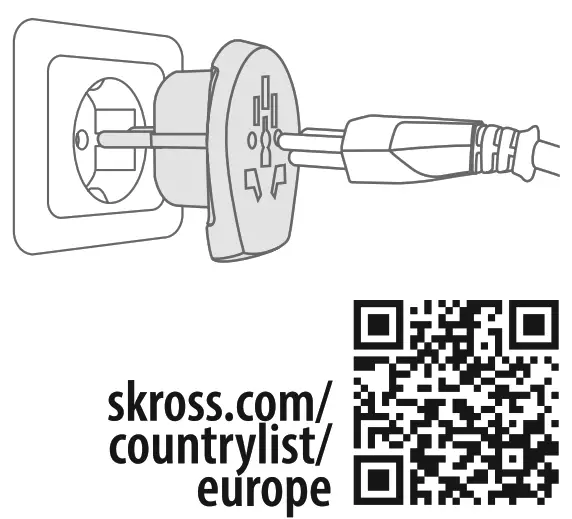 SKROSS 1.302535 Pro World and USB Universal Adapter - QR1