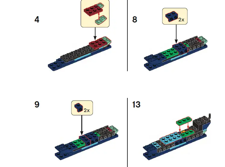 LEGO 71766 Legendary Dragon fig 1