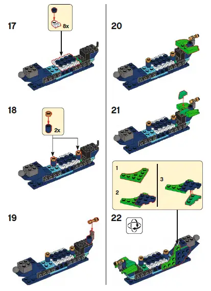 LEGO 71766 Legendary Dragon fig 1