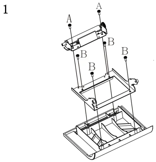 Dis-assembly and assembly of main components