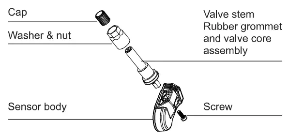 THINKTPMS S2 Tire Pressure Sensor Automotive Diagnostic Equipment Tool