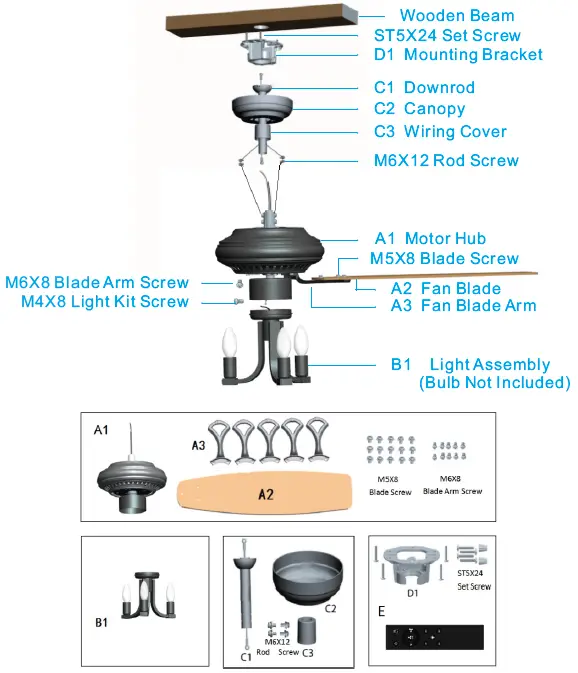 CARRO-ADC525DL3-52-Inch-5-Blade-Vintage-Candelabra-Ceiling-Fan-fig-2