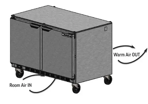 Beverage-Air 809-173a Hydrocarbon UCR Refrigerators fig 1