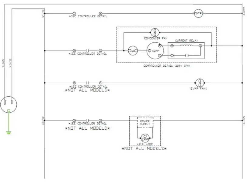Beverage-Air 809-173a Hydrocarbon UCR Refrigerators fig 22