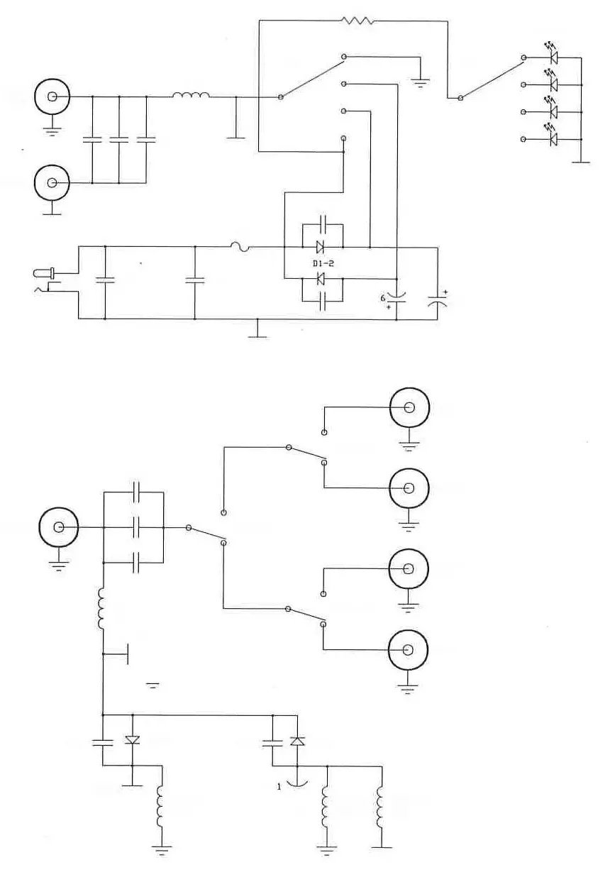 AMERITRON RCS 4 Remote Coax Switch - Schematic