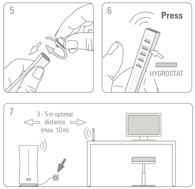 Stadler Form Eva Humidifier -Remote Sensor-