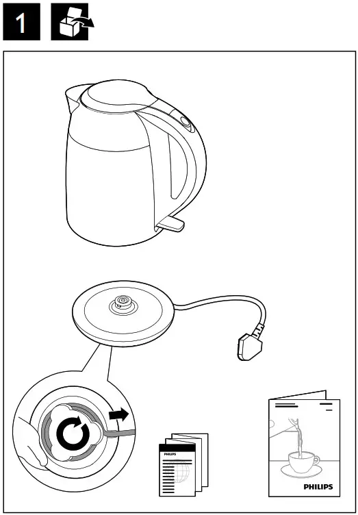 PHILIPS Electric Kettle - 1