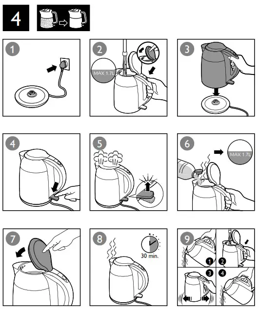 PHILIPS Electric Kettle - 4