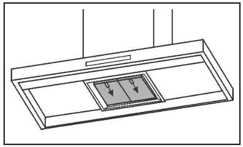Electrolux EFI739X 90cm Stainless Steel Wall Mounted Hood - activated charcoal