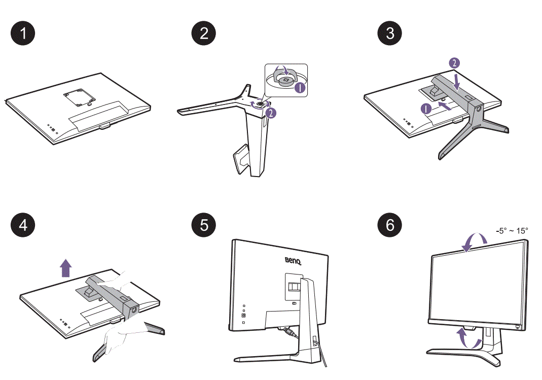 BenQ EW2880U-EQ-VI 28 Inch UHD HDRi IPS Monitor User Guide - How to use