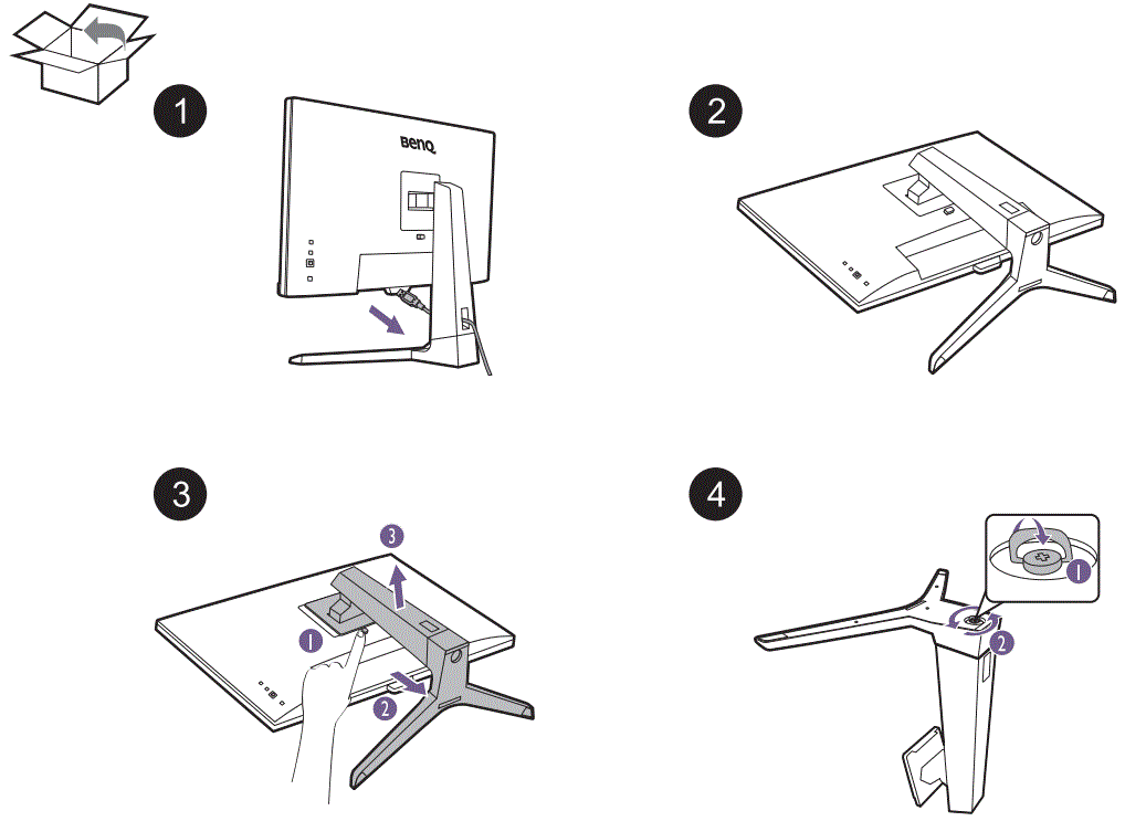 BenQ EW2880U-EQ-VI 28 Inch UHD HDRi IPS Monitor User Guide - How to use