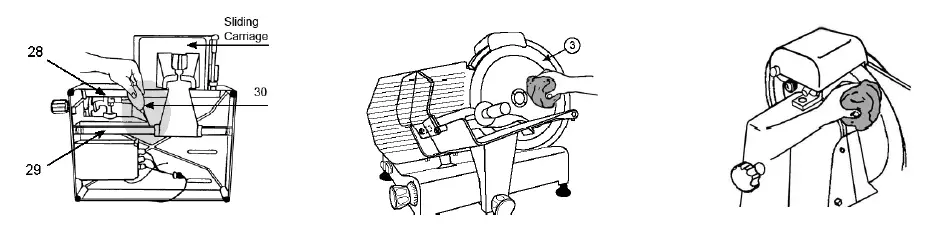 H Koenig MSX252 Meat Slicer fig 4