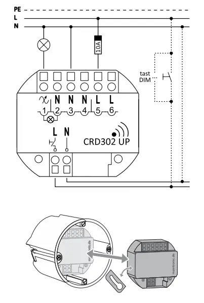 CASAMBI CRD302 UP LED-Retrofit Dimmer fig 2
