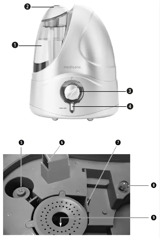 medisana 60065 UHW Air Humidifier 01