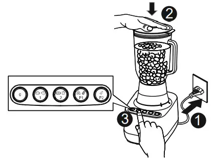 Panasonic MX-MP5151 700 W Plastic Jug Blender - Figure 4