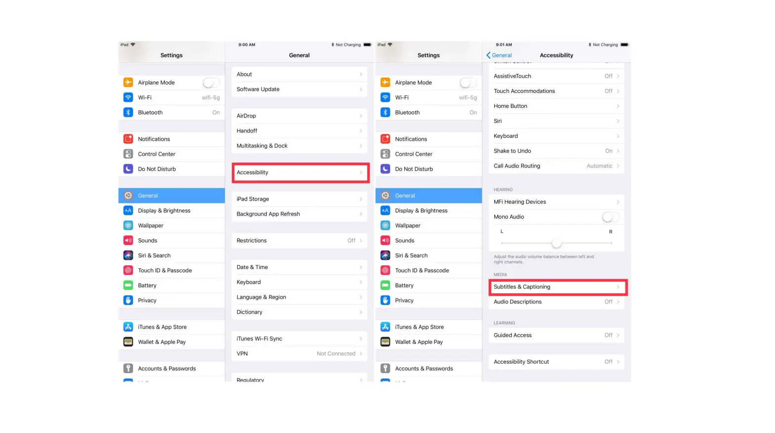 Display Subtitles And Captions For Videos And Homepod Announcements On Ipad Display Subtitles And Captions For Videos And Homepod Announcements On Ipad