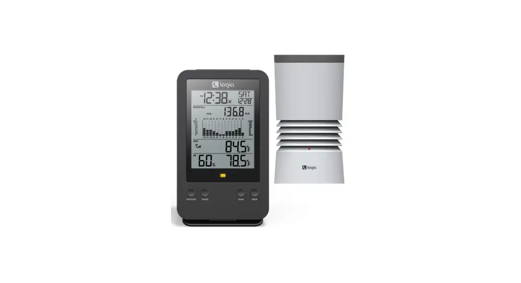 Logia Lowsb315b 3 In 1 Rain Sensor And Lcd Display With Built In Hygro Thermo Sensor User Guide