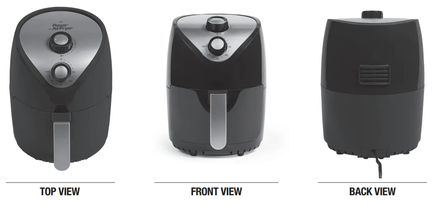 Intertek YJ-803 Power AirFryer - Accessories2