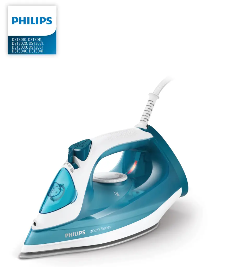 PHILIPS 3000 Series Steam Iron User Manual