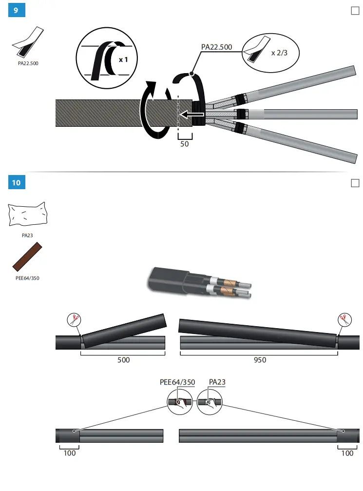 ENSTO HJP11 2402C Heat Shrink Joint - Fig 10