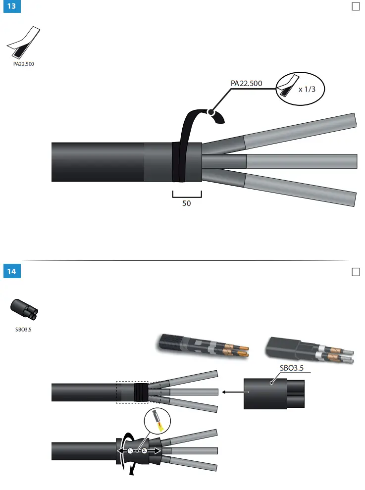 ENSTO HJP11 2402C Heat Shrink Joint - Fig 12