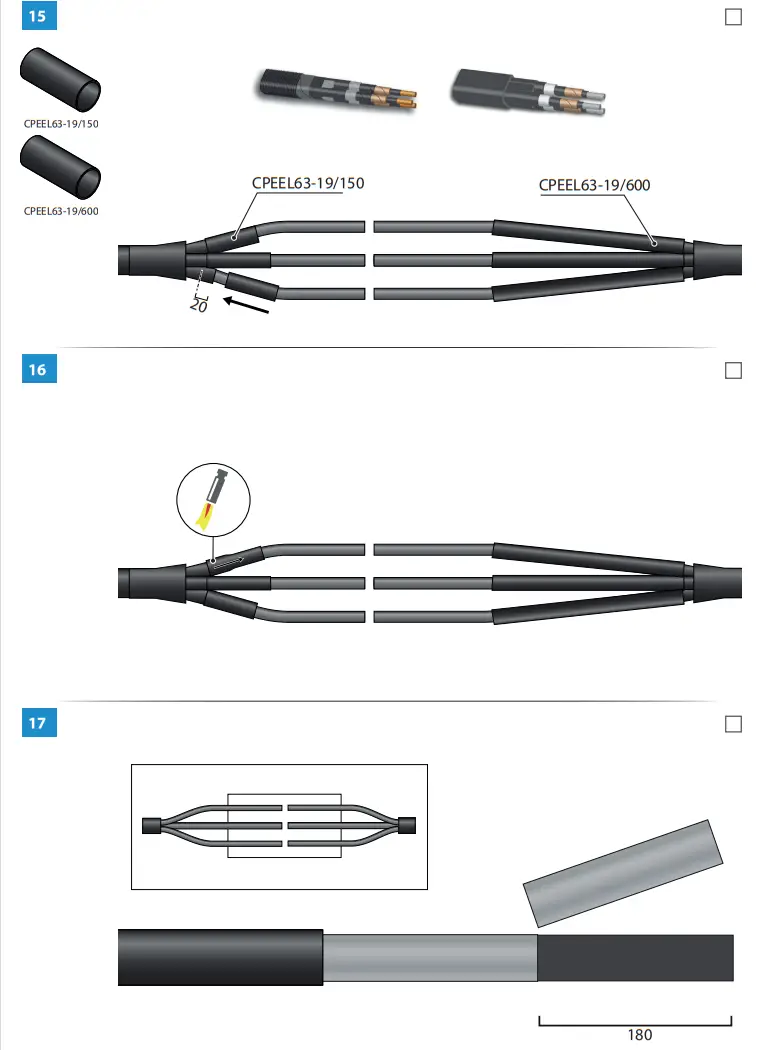 ENSTO HJP11 2402C Heat Shrink Joint - Fig 13