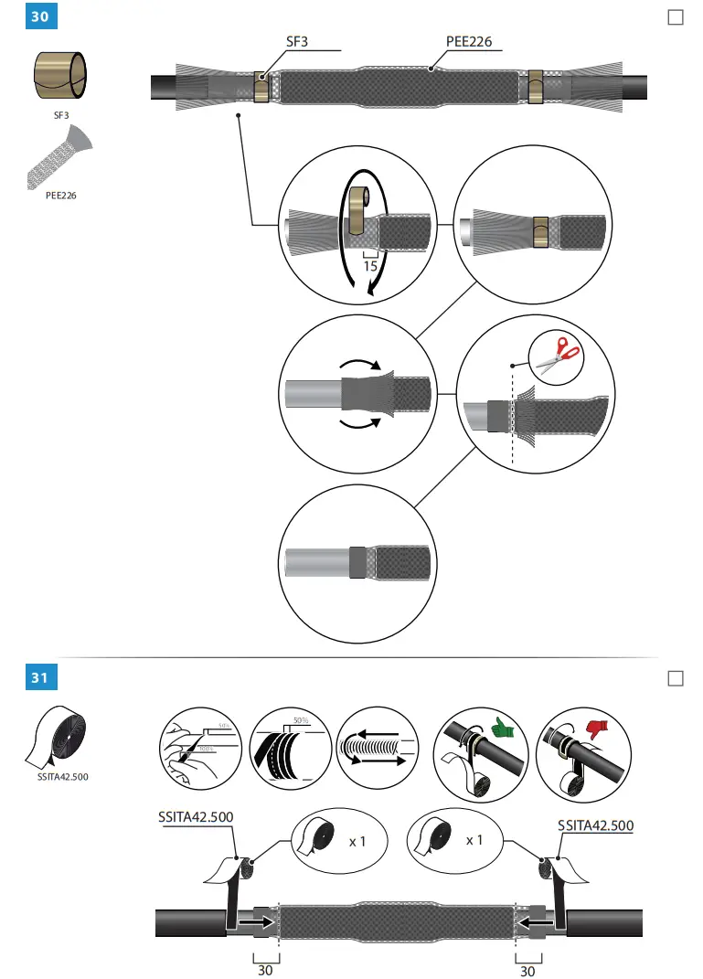 ENSTO HJP11 2402C Heat Shrink Joint - Fig 20