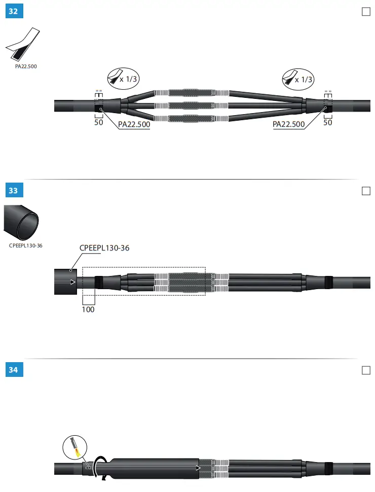 ENSTO HJP11 2402C Heat Shrink Joint - Fig 21