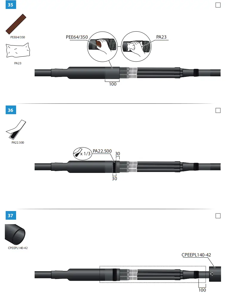 ENSTO HJP11 2402C Heat Shrink Joint - Fig 22