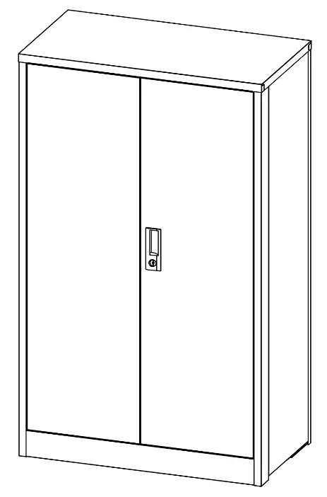 Tatahance W124747827 Z Black Locking Metal File Cabinet