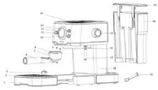 BRAYER BR1101 Espresso Coffee Machine - EsprEsso machin