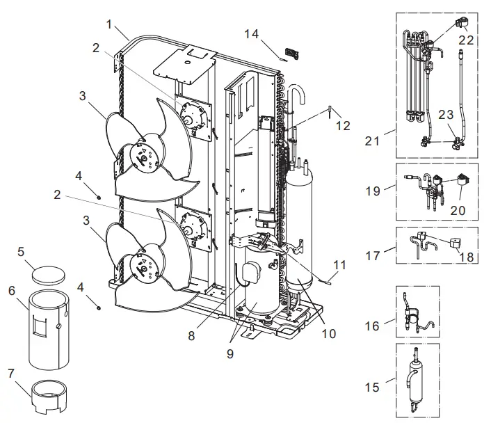 MITSUBISHI-ELECTRIC-MXZ-SM36NAM-U1 -Multi-Zone-Ductless-Heat-Pump-Condenser-FIG3