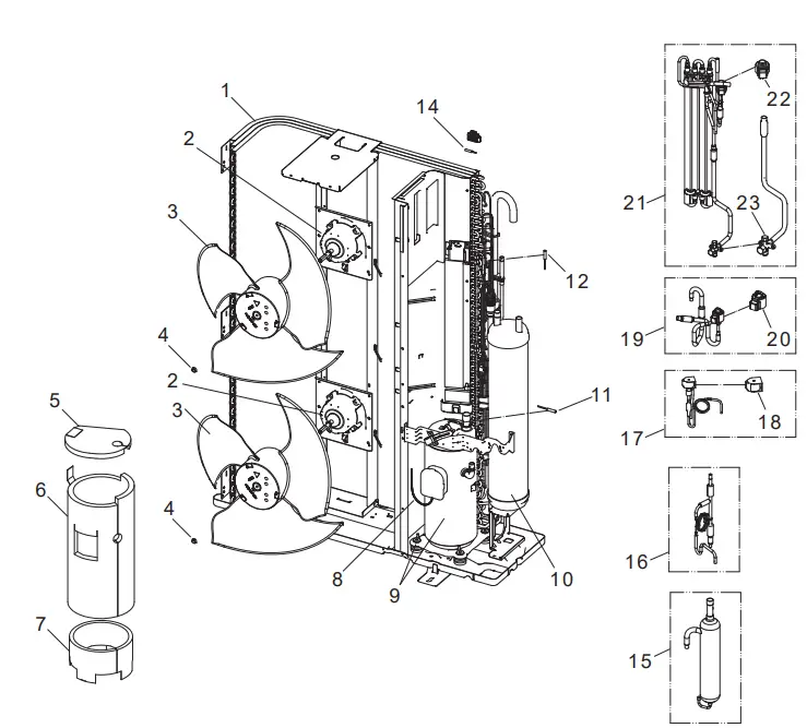 MITSUBISHI-ELECTRIC-MXZ-SM36NAM-U1 -Multi-Zone-Ductless-Heat-Pump-Condenser-FIG5