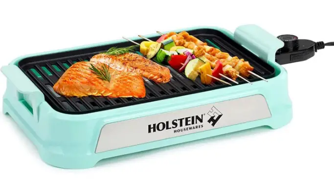 HOLSTEIN-HOUSEWARES-HH-09114009R-14-Inch-Smokeless-Indoor-Grill,-Non-Stick-Copper-PRODUCT