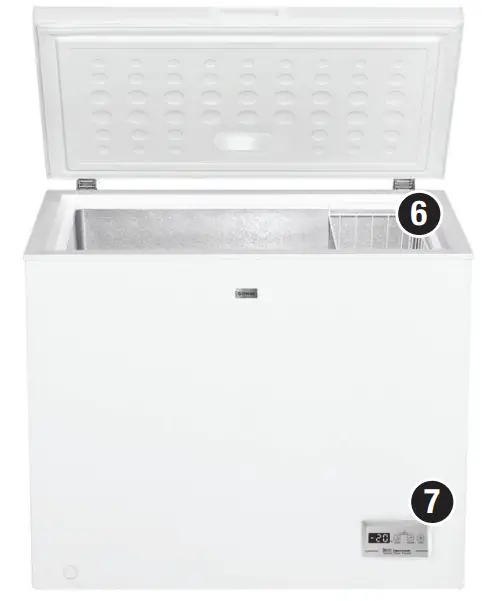 STIRLING STR-H200W Chest Freezer - fig 1