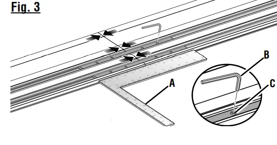RYOBI A73TS01 55 Inch Accessory Track-fig4