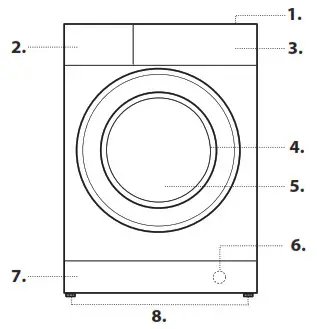 Hotpoint NM11 964 BC A Freestanding Washing Machine - PRODUCT DESCRIPTION
