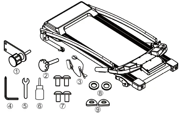 Tidoin-FYC-YDW9-05E1-1.5-HP-Black-Steel-Foldable-Electric-Treadmill-fig-1