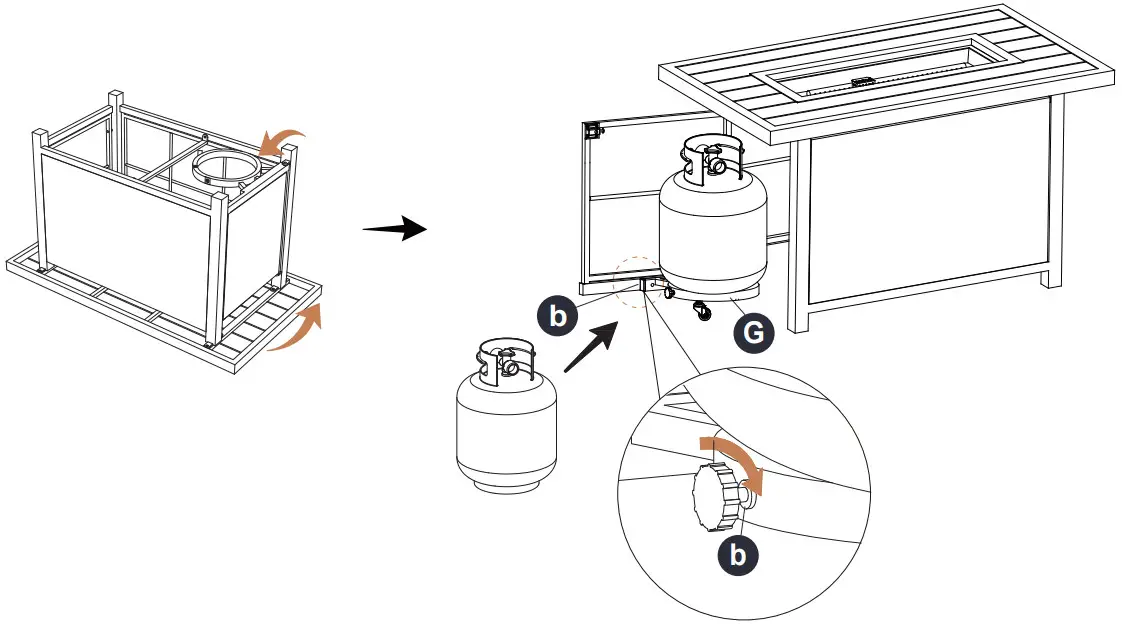 HAPPATIO B09ZQBD7DR Outdoor Fire Tables - Figure 10