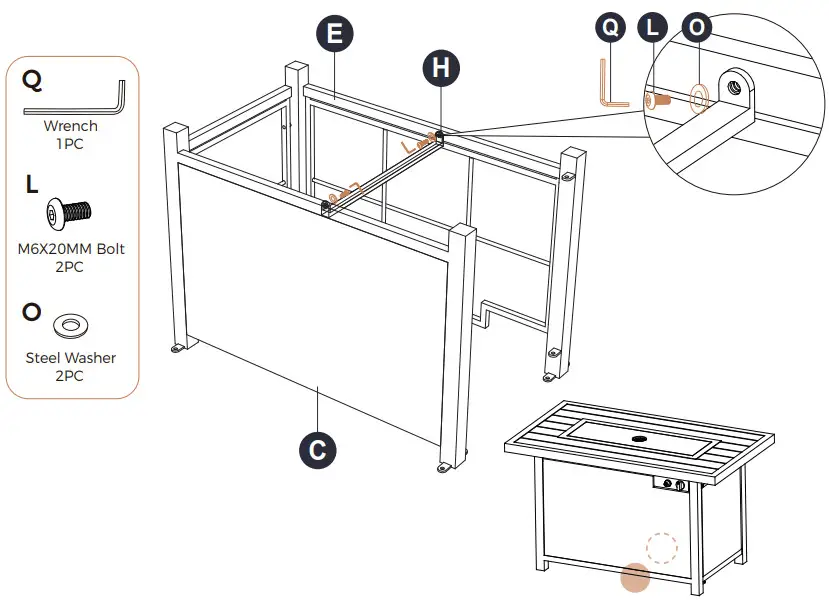 HAPPATIO B09ZQBD7DR Outdoor Fire Tables - Figure 6