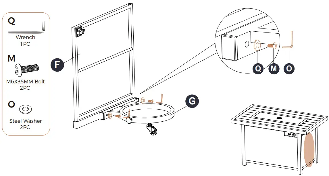 HAPPATIO B09ZQBD7DR Outdoor Fire Tables - Figure 7