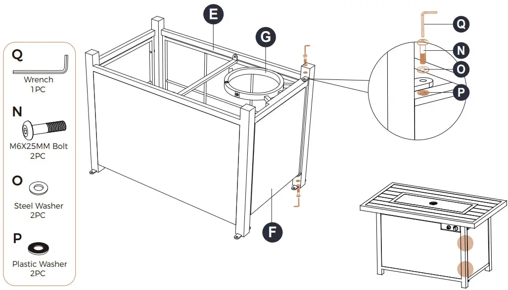 HAPPATIO B09ZQBD7DR Outdoor Fire Tables - Figure 8