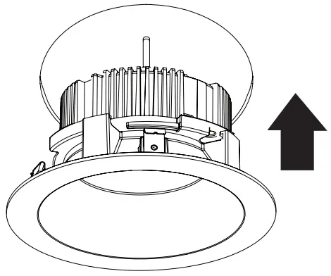 dmf DID2 Recessed LED Module - into junction box