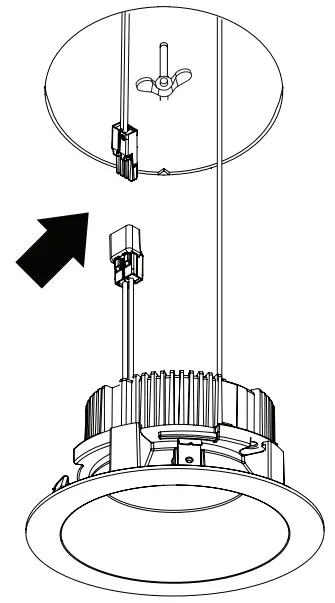 dmf DID2 Recessed LED Module - module connector