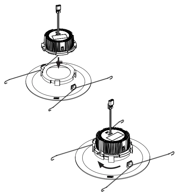 dmf DID2 Recessed LED Module - module onto