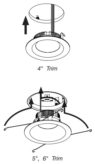 dmf DID2 Recessed LED Module - until trim is flush