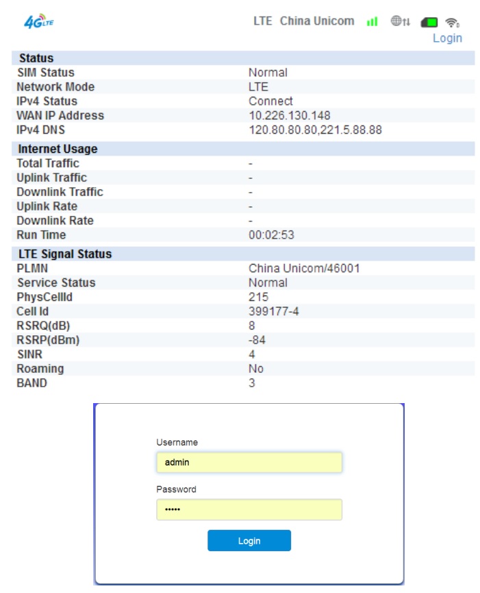 Yeacomm YF-P21 Indoor CPE 4G WiFi Router - Quickly Config Guide-First Step