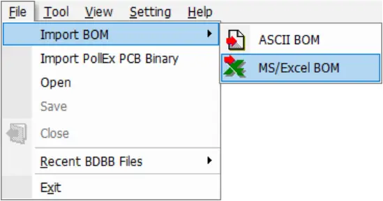 ALTAIR PollEx BOM - Import BOM 5